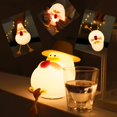 thumbnail image 5 of YuanDian Linda luz nocturna de pato, regalos para mujeres, adolescentes, niñas, bebés, luces nocturnas para dormitorio de niños, lindas luces nocturnas de silicona con pollito de gaviota nav, 5 of 5