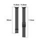 thumbnail image 3 of Correa De Reloj Deportivo, Correa De Repuesto Para Exteriores De Malla Con Hebilla Impermeable A La Moda, Pulsera Transpirable Ajustable De Metal Yuarrent EL016941-06, 3 of 5