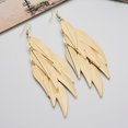 thumbnail image 1 of Pendientes largos de sauce retro barroco indio personalizados para mujer Pendientes con borlas multicapa, 1 of 5