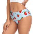 thumbnail image 2 of Fotbe Strawberry Calzones Estampados para Mujer – Ropa Interior de Algodón, Cómoda, Suave y Elástica-3X-Large, 2 of 6