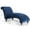 Blue, variant on Miniyam 65.35" Tufted Armless Chaise Lounge, Black