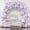 Pearl Purple, variant on Pearl White Balloons Arch Kit - Double Stuffed White Balloon Arch Kit Different Sizes 18/12/10/5inch White Latex Balloons for Wedding Bridal Shower Anniversary Birthday Party Decoration