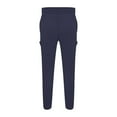 thumbnail image 6 of Inleife Mens Pants 2025 Men Fashion Solid Casual Elastic Waist With Pocket Trousers Sport Pants, 6 of 6