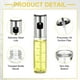 thumbnail image 3 of Atomizador de aceite para cocinar, botella de 7.77oz (230ml) para aceite de oliva, dispensador de vidrio con brocha y BBQ (gris), 3 of 7