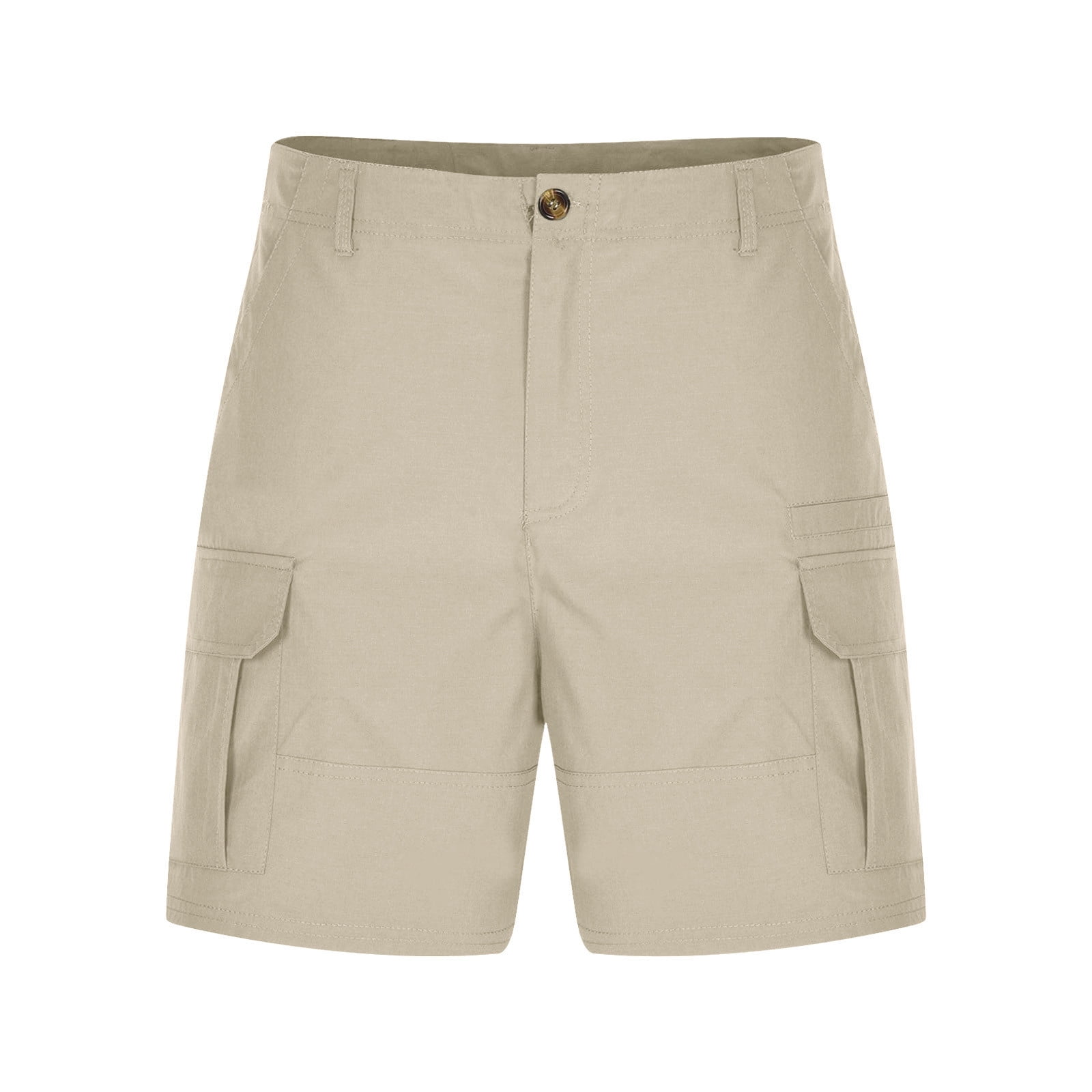 IYTR Cargo Shorts for Men Solid Color Lightweight Casual Work Pants Summer Outdoor Hiking Golf Athletic Shorts Multi Pocket (Gray,XL)