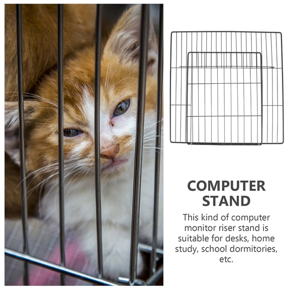 Worgeous 2-Pack Replacement Cat Cage Door Panels, Wire Grid Sheets for Pet Puppy Cage Assembly and Repair