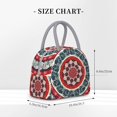 thumbnail image 2 of Balery Round Design Bolsa de Almuerzo para Mujeres, Caja de Almuerzo, Bolsa de Almuerzo Pequeña Impermeable, Tote de Almuerzo Reutilizable con Gran Capacidad, 2 of 6