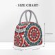 thumbnail image 2 of Balery Round Design Bolsa de Almuerzo para Mujeres, Caja de Almuerzo, Bolsa de Almuerzo Pequeña Impermeable, Tote de Almuerzo Reutilizable con Gran Capacidad, 2 of 6