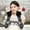 Black, variant on Gloves Mittens Warm Fawn Snowflake Knitted Wool Gloves Half Finger Gloves Christmas Warm Gloves Black