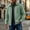 Green, variant on Josdec Full Zip Workwear Jacket for Men Turndown Collar Long Sleeve Casual Outerwear Solid Color for Work Daily S‑3XL