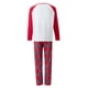 thumbnail image 5 of Conjunto de pijama navideño familiar a juego Fiomva, pijama navideño con estampado de renos a cuadros, ropa de dormir para mujeres, hombres y niños, 5 of 8