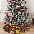 thumbnail image 5 of Yiaed Autumn Forest Small Animals Lazy Print Christmas Tree Skirt , Tree SkirtsTree Mat for Christmas Winter Holiday Indoor Decorations-36", 5 of 7