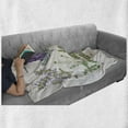 thumbnail image 5 of Herb Soft Flannel Fleece Blanket, Botanical Infographic with Sage Melissa Lavender Mint and Rosemary Plants, Cozy Plush for Indoor and Outdoor Use, 50" x 70", Coconut and Multicolor, by Ambesonne, 5 of 5