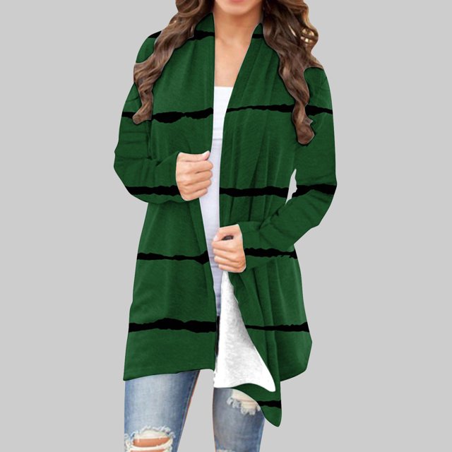 Vestes pour Femmes Décontractées Cardigan à Manches Longues à Imprimé Floral à la Mode pour Femmes Veste Haut Cardigan pour Femmes en Liquidation