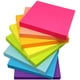 thumbnail image 1 of 8 blocs de notas adhesivas de 7,6 x 7,6 cm, colores brillantes, autoadhesivos, fáciles de pegar en casa, la oficina o en cuadernos., 1 of 7
