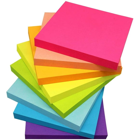 Bright Color Sticky Notes, Pad Self-Sticky Note