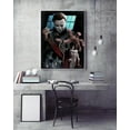 thumbnail image 2 of DIY 5D Halloween Diamond Painting Kit,Michael Myers 12 X 16 Inch Round Full Drill Crystal Rhinestone Embroidery Cross Stitch Arts Craft Canvas for Home Wall Decor, 2 of 5