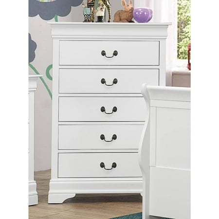 Coaster Company Louis Philippe Collection Chest, White - 0