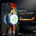 thumbnail image 4 of FKBRCL4U for iPhone 16 Compatible with Magsafe Case Jesus Walking Colorful Stained Glass Pattern for Girl Boy Full Body Magnetic Design Soft Silicone Protection, 4 of 7