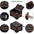 thumbnail image 4 of Music Box Wooden Hand Crank Music Boxes You Are My Sunshine Musical Box Gift For Birthday, 4 of 5