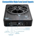 thumbnail image 5 of ZHAO Car Subwoofer amplifier, Black 10" Large-caliber subwoofer with Blue LED Ambient Light, High/Low Level Input for Car/Truck, 5 of 7