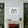 thumbnail image 6 of Scripture Walls John 15:9 Jesus Loves This Hot Mess Bible Verse Canvas Christian Wall Art Ready to Hang Unframed, 6 of 18