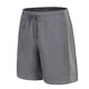 thumbnail image 2 of KIHOUT - Pantalones cortos deportivos de talla grande para hombre, informales, a la moda, de secado rápido, transpirables, con bolsillos laterales y cintura baja (gris, M-4XL), 2 of 5