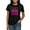 Black, variant on - I Don't Sweat Pink Women's Dark T Shirt - Women's Traditional Fit Dark T-Shirt