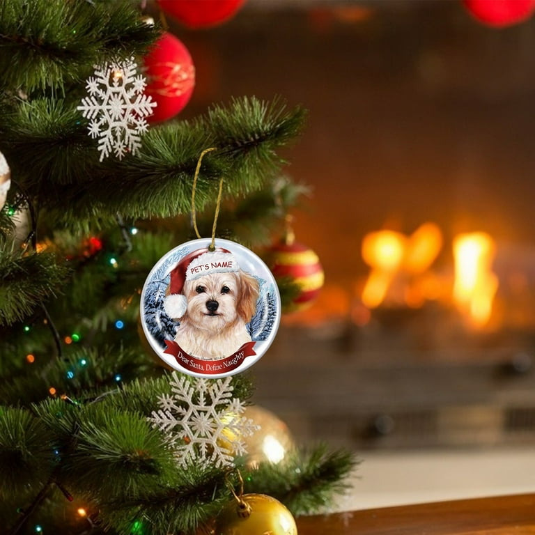 Cavachon christmas ornament hot sale