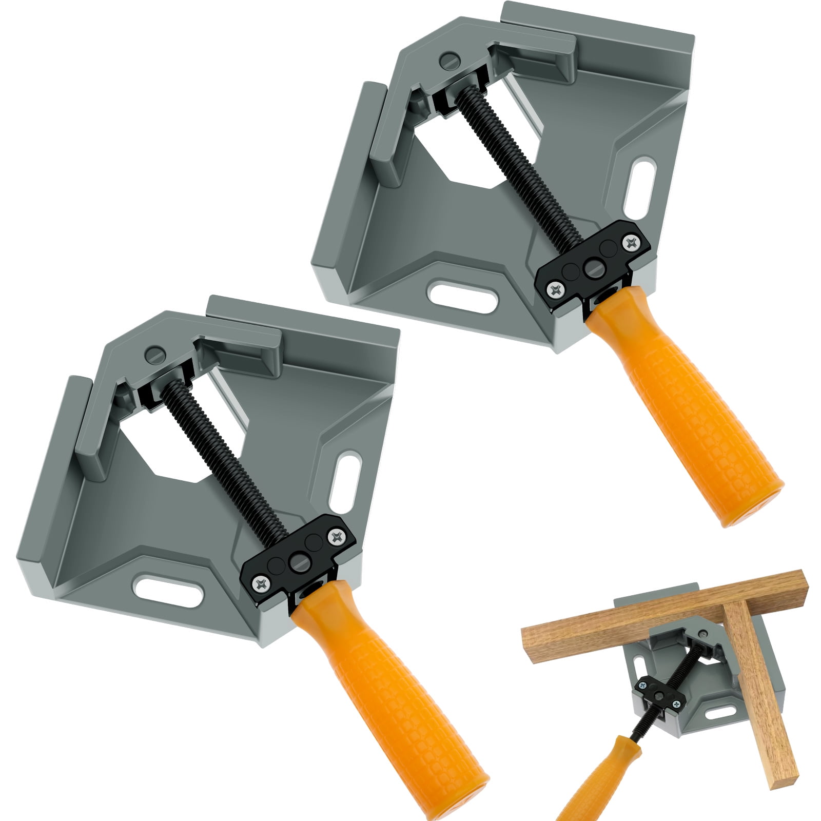 2pcs Woodworking 90 Degree Positioning Squares Right Angle Clamps Carpenter  Tool 90 Degree Clamps for Woodworking Positioning Squares Right Angle