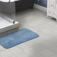 thumbnail image 2 of Garland Rug Traditional Washable Nylon Basin Blue Bath Rug, 30" x 50", 2 of 7
