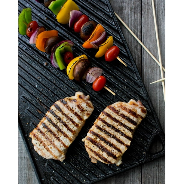 Lodge® Seasoned Cast Iron Reversible Grill / Griddle - Walmart.ca