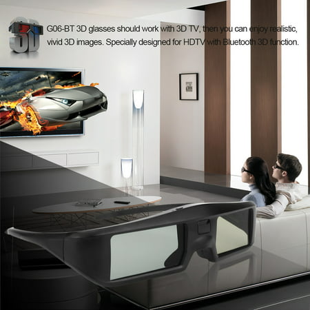 G06-BT 3D Active Shutter Glasses Virtual Reality Glasses  for 3D