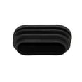 thumbnail image 2 of Flyshop 4PCS 35 x 70 mm (1-3/8" x 2-3/4") OD Black Chair Plastic Plugs Oval Tubing End Caps Tube Inserts Furniture Glides, 2 of 5
