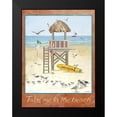thumbnail image 2 of Phillips, Anita 15x18 Black Modern Framed Museum Art Print Titled - To the Beach, 2 of 5