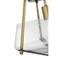 thumbnail image 4 of Starlight 60w 1-Light Semi Flush Mount Clear Seeded Glass E26 Base Black Finish, 4 of 6