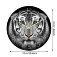 thumbnail image 3 of Binwennn Acrylic Wall Clock Acrylic Clock Printing Clock Home Bedroom Hanging Bar Decoration Power Supply Music Room Decoration Art Clock Timer Movie Coffee Pot with Timer Bathroom Timer Mechanical, 3 of 8