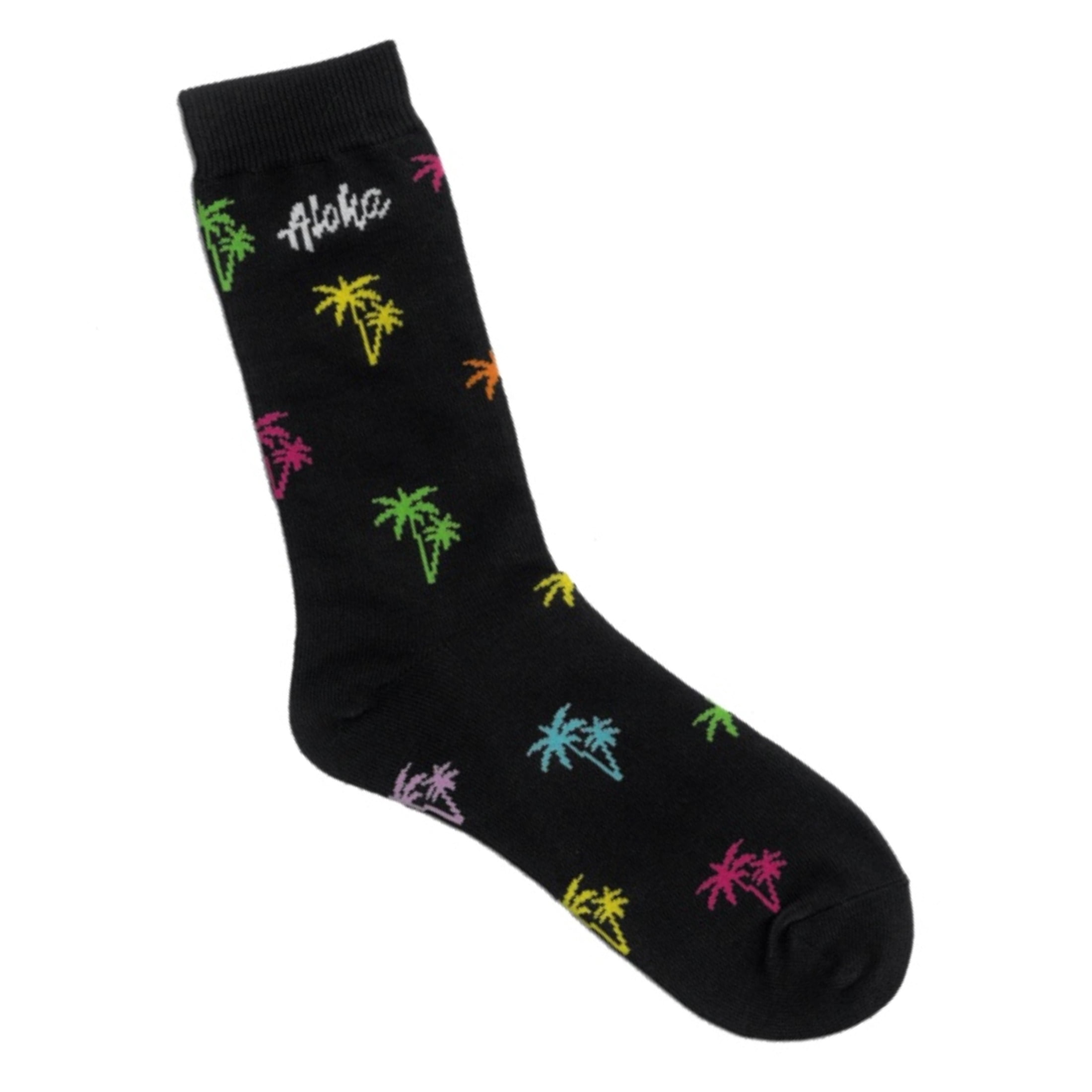 Stylish Chiefly Palm Tree Long Socks for Everyday Comfort