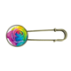 thumbnail image 1 of Rainbow Gay Lesbian flor ilustración EsES Broche De Broche De Metal Antiguo Unbranded M, 1 of 3