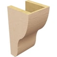 thumbnail image 5 of 6"W x 6"D x 12"H Wide Greensboro Rough Cedar Woodgrain TimberThane Corbel, Primed Tan, 5 of 6