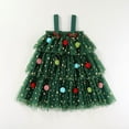 thumbnail image 2 of ameIAEA Toddler Girl Christmas Dress Star Sequin Layered Tulle Dress Sleeveless Xmas Dress, 2 of 6