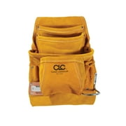 CLC 533X Nail & Tool Leather Bag, 10 Pockets