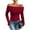Wine, variant on Womens Casual Tops Crewneck Red Long Sleeve Tshirt for Womens Basic Tops Fall Womens Tops