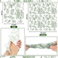 thumbnail image 3 of 200 Pcs Sage Green Floral Paper Napkins Bulk Disposable Guest Hand Towels for Bathroom Green and White Cocktail Dinner Napkins for Wedding Bridal Shower Baby Shower Birthday Table Party Supplies, 3 of 6