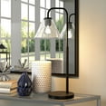 thumbnail image 4 of Evelyn&Zoe Henderson 27" Modern Metal Table Lamp with Clear Cone Glass Shade, 4 of 7