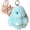 Lake Blue, variant on Bunny Lulu Keychain with Tin Adorable Soft Bunny Pompom Charm for Girls & Women