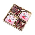 thumbnail image 1 of Puntoco 12 Colgantes De Madera Para El Día De San Valentín En Caja [Paquete De 3], Decoración Del Hogar, 1 of 1