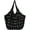 Black, variant on Cute Beach Bags for Women Summer Beaded Crochet Tote Boho Woven Mesh Shoulder Handbag for Vacation Travel