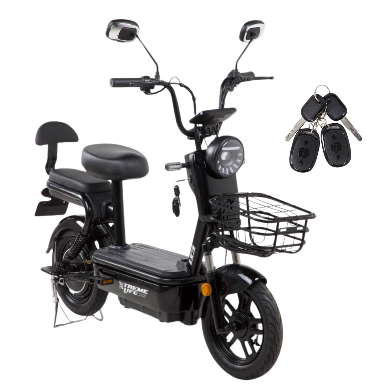 Bicicleta Electrica Motobici 350W 0 33 km h 50km Con Canastilla Xtreme Life negro Xtreme Life DPMOEL010000 Walmart en linea