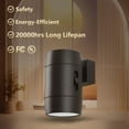 thumbnail image 4 of YZEGDCH 2Pcs LED Night Light Plug in Modern Night Lights Dusk to Dawn Sensor, Soft White 3000K, 0-100LM Adjustable Brightness, Dimmable Night Lights for Hallway Bedroom Stairway Lamp Deals, 4 of 6